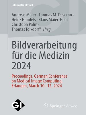 cover image of Bildverarbeitung für die Medizin 2024